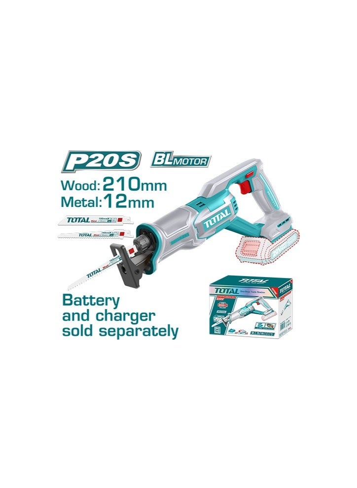 توتال منشار ترددي بطارية 20 فولت – بدون بطارية وشاحن - Image 1