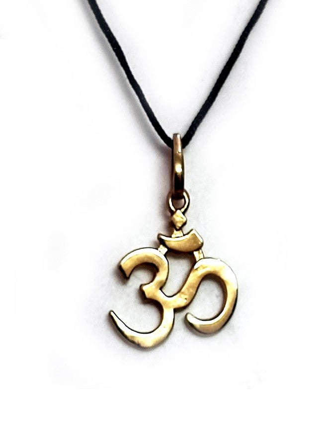 ASTROGHAR Brass Om Auspicious Symbol Lucky Charm pendant For Men And Women - Image 2