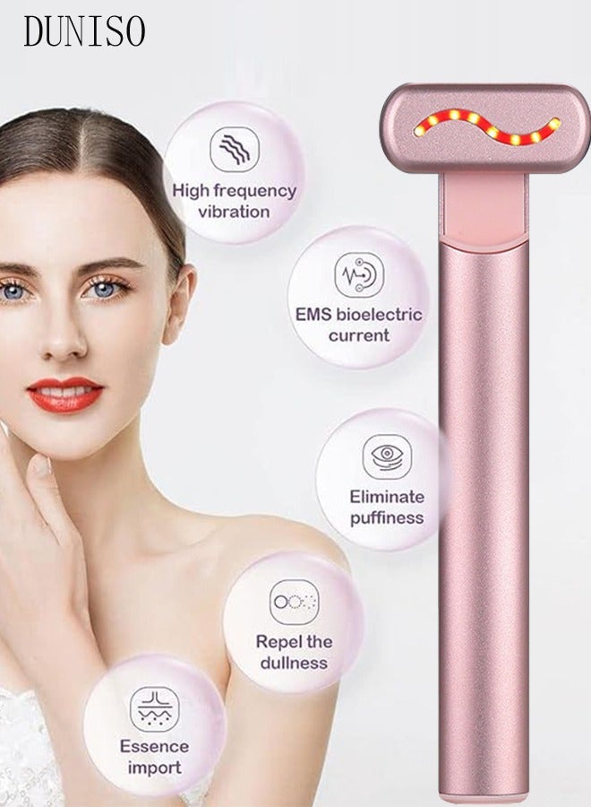 DUNISO Microcurrent Eye Device EMS Eye Massager Bar Heating Eye Beauty Spa Instrument Anti Aging Device, Tighten the Skin, Remove Puffiness Under the Eyes, Dark Circles, Crow's Feet, Wrinkles, Fine Lines - Image 2