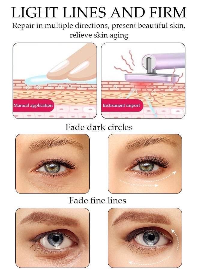 DUNISO Microcurrent Eye Device EMS Eye Massager Bar Heating Eye Beauty Spa Instrument Anti Aging Device, Tighten the Skin, Remove Puffiness Under the Eyes, Dark Circles, Crow's Feet, Wrinkles, Fine Lines - Image 4