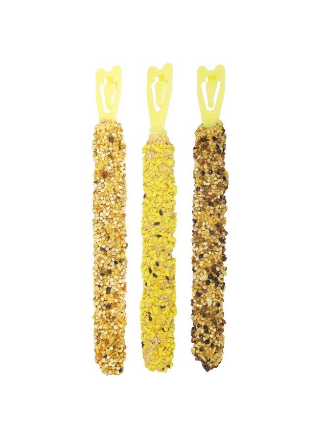 فيتاكرافت مجموعة متنوعة من أعواد فيتاكرافت المقرمشة: نكهة البرتقال والمشمش، ونكهة البيض والعسل، ونكهة السمسم والموز، 2.4 أونصة - Image 2