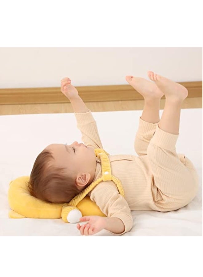 Baby Head Protector Cushion Backpack, Children's Anti-Fall Pillow, with 3 Baby Knee Pads, Adjustable Memory Foam Backpack Safety Pad, for Walking & Crawling - Image 2