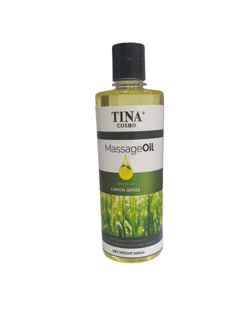 Tina Cosmo Massage Oil Lemon Grass 500 ml  - Image 2