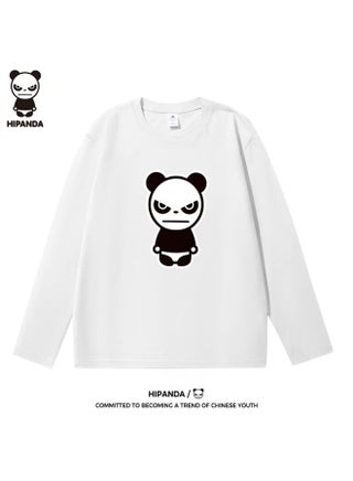 Hipanda Men's Long Sleeve T-shirt, Spring And Summer Heavy Pure Cotton Comfortable Trendy Printed Loose Casual Undershirt, White, Xl - pzsku/Z89CDBBDE4666D22D531FZ/45/1751011393/53c0af6b-952a-4a08-b68b-c9698492bfde