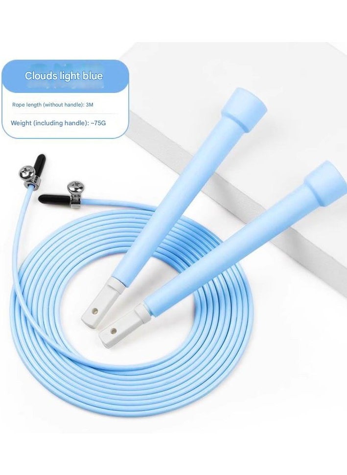 Generic Wire Rope Skipping Rope For Children Elementary School Students Racing Middle School Entrance Examination Special Acceleration, Lightweight Fitness Rope  - Image 1