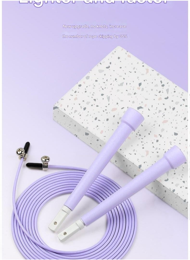 Generic Wire Rope Skipping Rope For Children Elementary School Students Racing Middle School Entrance Examination Special Acceleration, Lightweight Fitness Rope  - Image 3