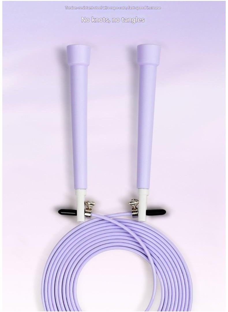 Generic Wire Rope Skipping Rope For Children Elementary School Students Racing Middle School Entrance Examination Special Acceleration, Lightweight Fitness Rope  - Image 4