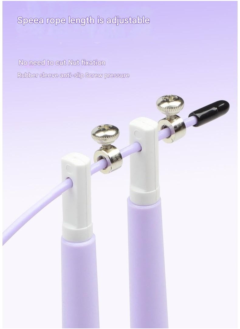 Generic Wire Rope Skipping Rope For Children Elementary School Students Racing Middle School Entrance Examination Special Acceleration, Lightweight Fitness Rope  - Image 5