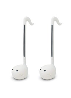 Otamatone Japanese Electronic Musical Instrument Portable Music Synthesizer From Japan By Maywa Denki Studio Award Winning, Educational Fun Gift For Children, Teens & Adults - White Set Of 2  - Image 1