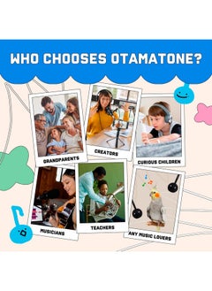 Otamatone Japanese Electronic Musical Instrument Portable Music Synthesizer From Japan By Maywa Denki Studio Award Winning, Educational Fun Gift For Children, Teens & Adults - White Set Of 2  - Image 4