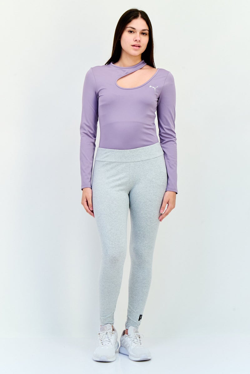 PUMA Women Sportswear Fit Long Sleeves Training Bodysuit, Pale Purple  - Image 4