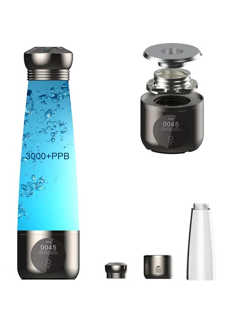 Portable Hydrogen Water Bottle for Sports and Travel, Generates 3000ppb Pure Hydrogen Concentration with Advanced SPE/PEM Technology