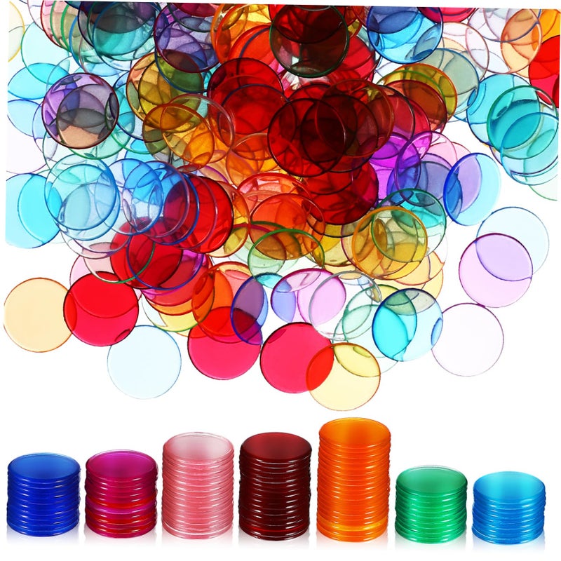 300pcs Plastic Bingo Chips Smooth Non Slip Game Markers for Classroom Carnival Supplies - Image 2