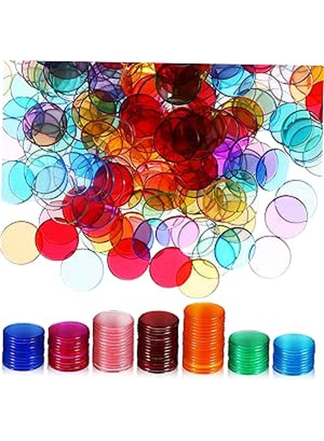 300pcs Plastic Bingo Chips Smooth Non Slip Game Markers for Classroom Carnival Supplies - Image 1
