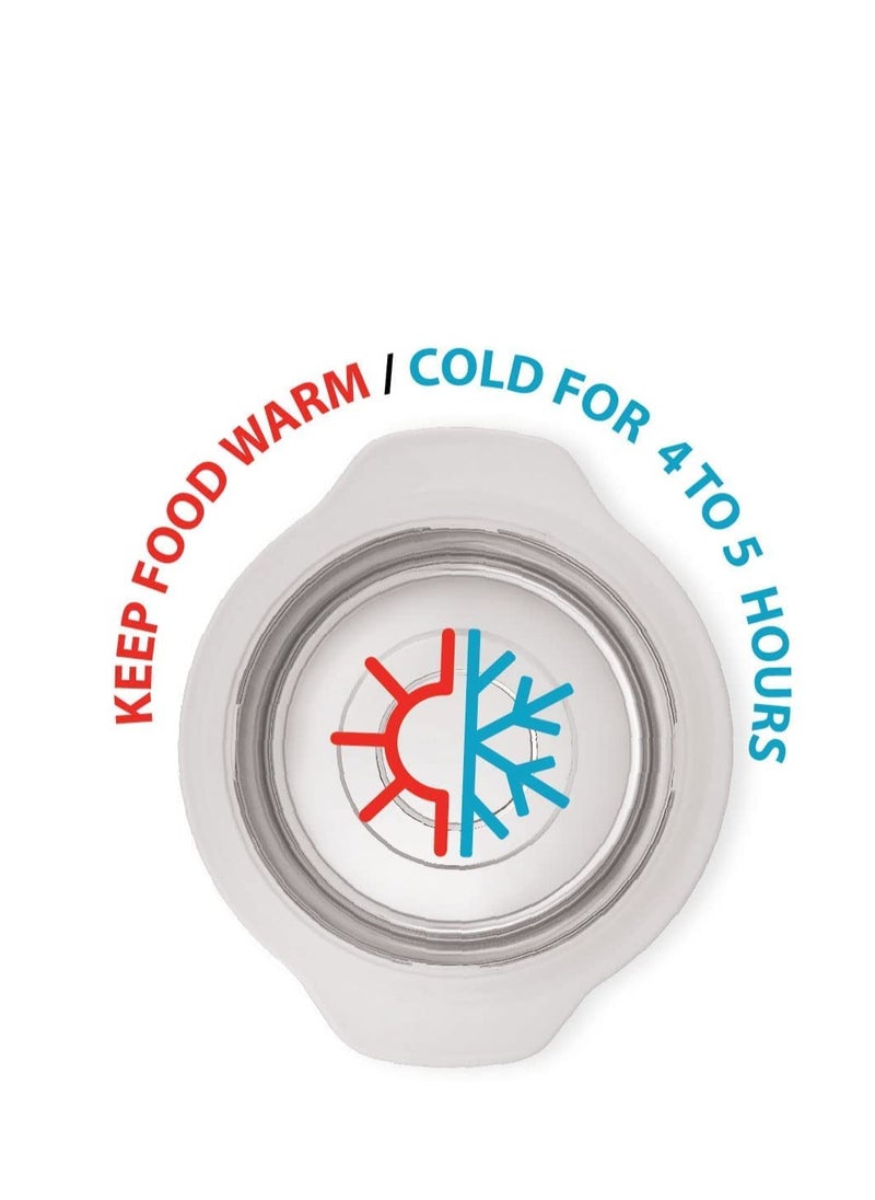 BASURRAH - A Set of Food Containers To Preserve Heat Made of Plastic Consisting of 3 Pieces, 1000 ml 2000 ml 2500 ml - Image 1