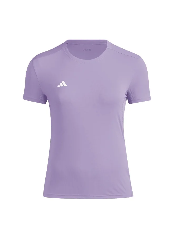 adidas Adidas Adizero E Tee Purple T-Shirt (Short Sleeve) T-Shirts For Women