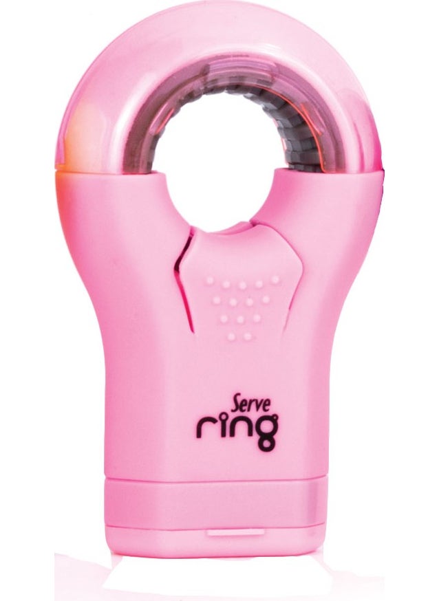 Ring Eraser Pencil Sharpener Pastel Pink