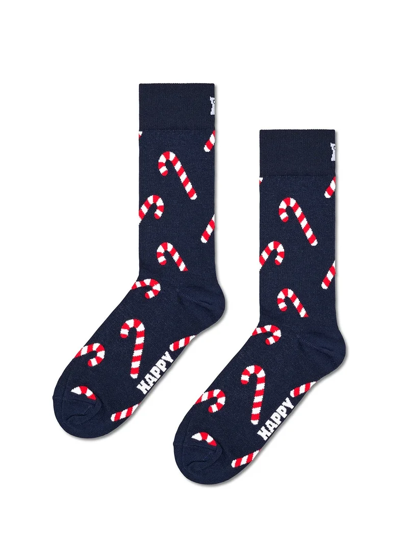 Happy Socks 3-Pack Holiday Navy Socks Gift Set
