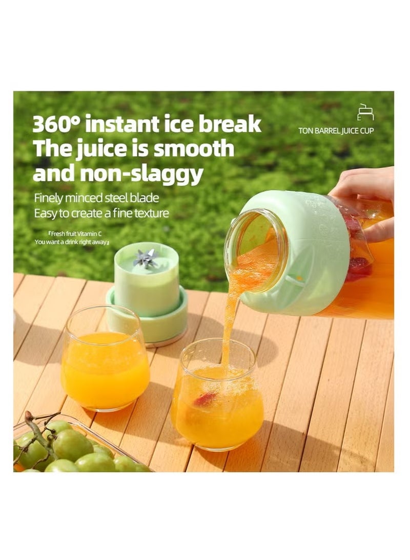 JUICE CUP Portable Blender Cup and Travel Lid, Personal Blender, Mini Blender Juicer Cup with USB Charging, 1200ml Makes Smoothies and Shakes Creamy, Fruit Juicer for Kitchen, Travel  - Image 4