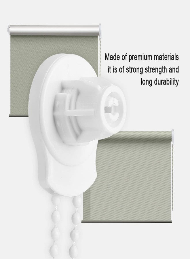 Gsycle 2 Set 25mm Roller Shade Bracket Set, Roller Blind Shade Clutch Bracket Side Pulley Chain Repair Fitting Kit Window Treatments Replacement Parts for Home - Image 3