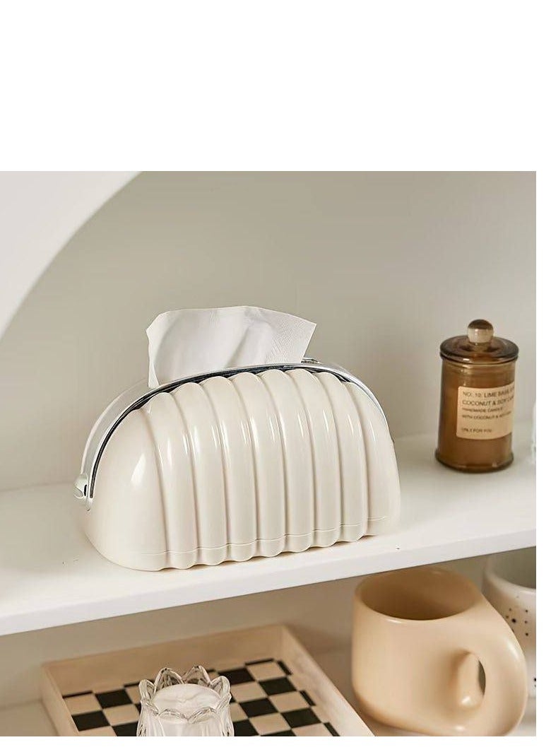 2PCS- Chic Tissue Bo Bow Decorative Handbag with Zipper for Easy Use and Storage of Napkins.  - Image 3