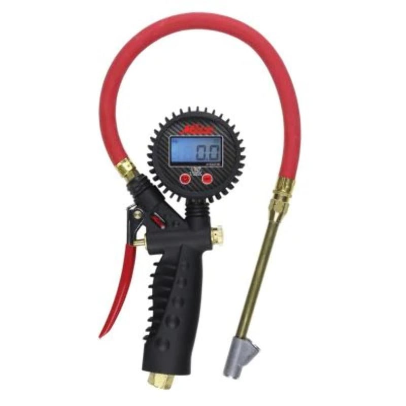 Milton S-577D Pro Digital Tire Inflator with Pressure Gauge, 15" Hose Straight Foot Lock-on Chuck, Easy to Read 0.1 Display, Made In USA 255 PSI - Image 2