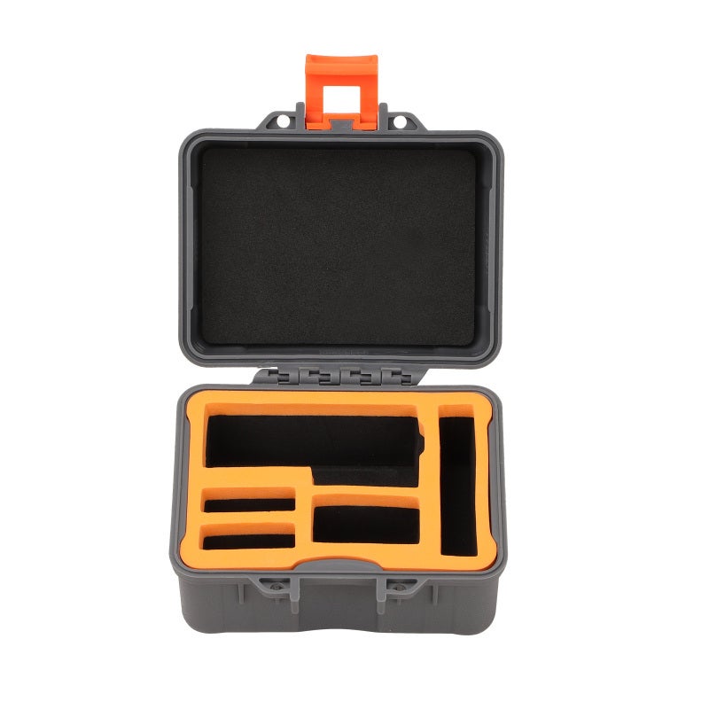 Mini Action Camera Case: Grey Hard Material Pouch - Splash-proof Impact Resistant Pressure Resistant Storage Box with Shock-absorbing Tray for OSMO ACTION 5 Pro/4/3 Camera Accessories - Image 2