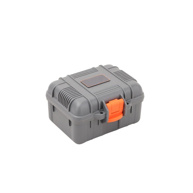 Mini Action Camera Case: Grey Hard Material Pouch - Splash-proof Impact Resistant Pressure Resistant Storage Box with Shock-absorbing Tray for OSMO ACTION 5 Pro/4/3 Camera Accessories - Image 1