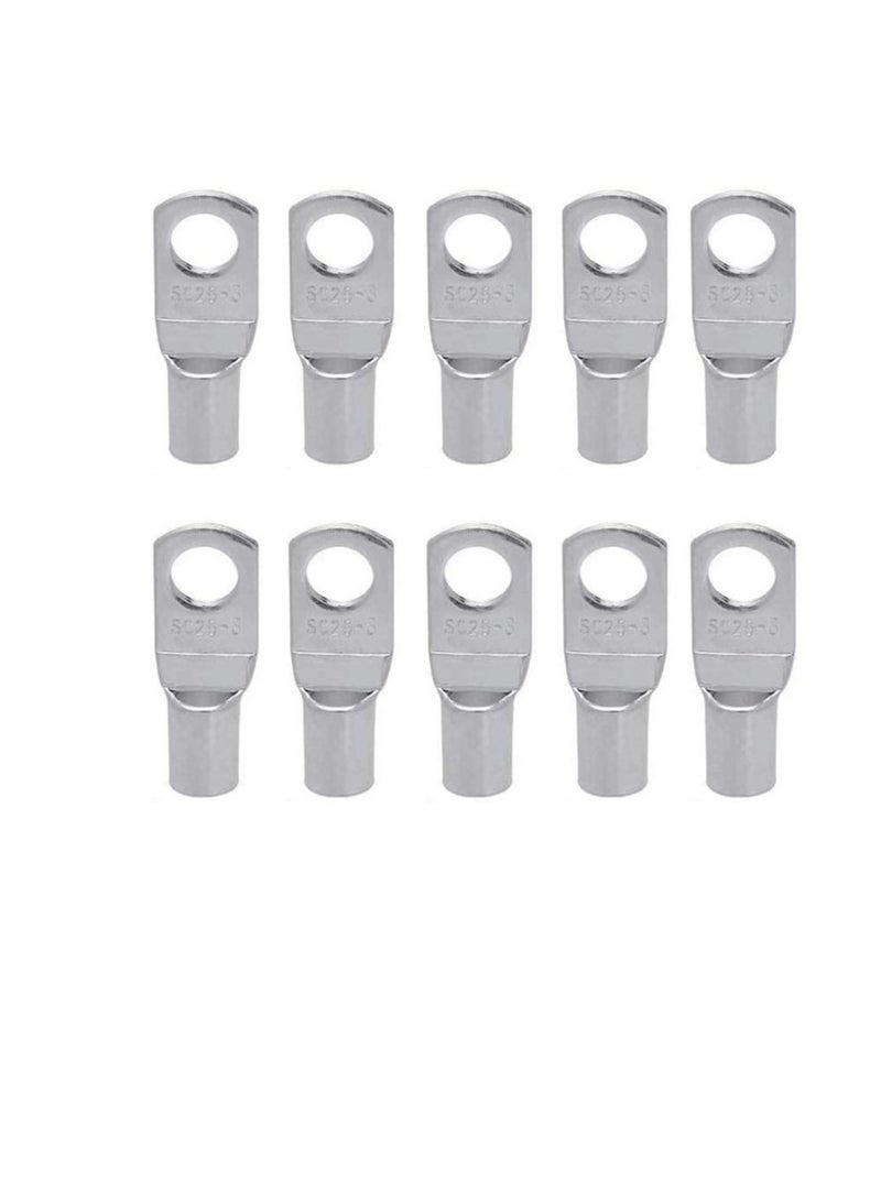 Copper Cable Lugs 10Pcs Set Wire Terminals Connector Cable lugs Ring Battery SC Terminals for Marine Solar Automotive Electric Home Applications etc. Hole Size 8mm Cable Size 120mm  - Image 3