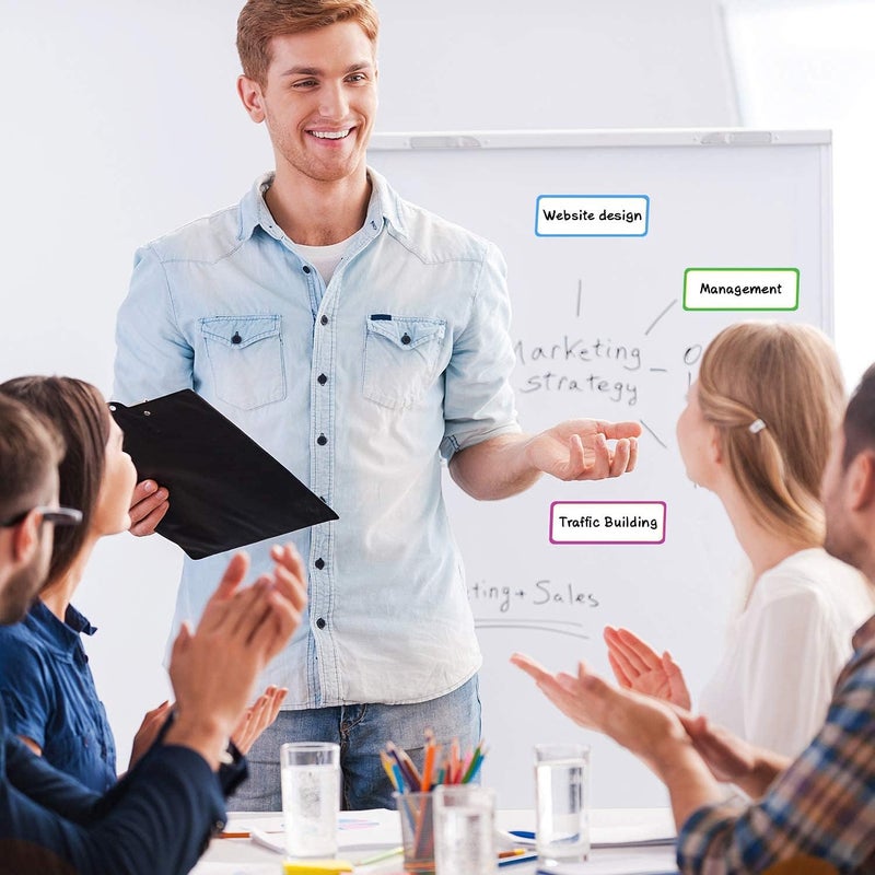 Excefore Magnetic Dry Erase Label Stickers - 54 Pieces - Image 5