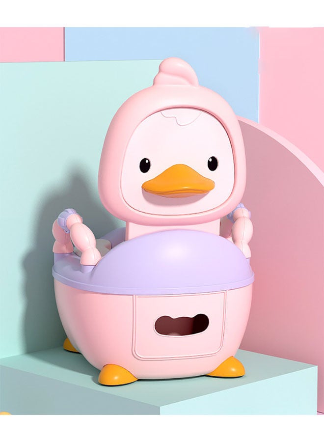 Arabest Children's Toilet Seat Potty,Little Boy Baby Girl Baby Toddler,Baby Enlarged Thickened Potty Urinal,Duck Potty,Suitable For Children 1 to 7 Years Old - Image 1