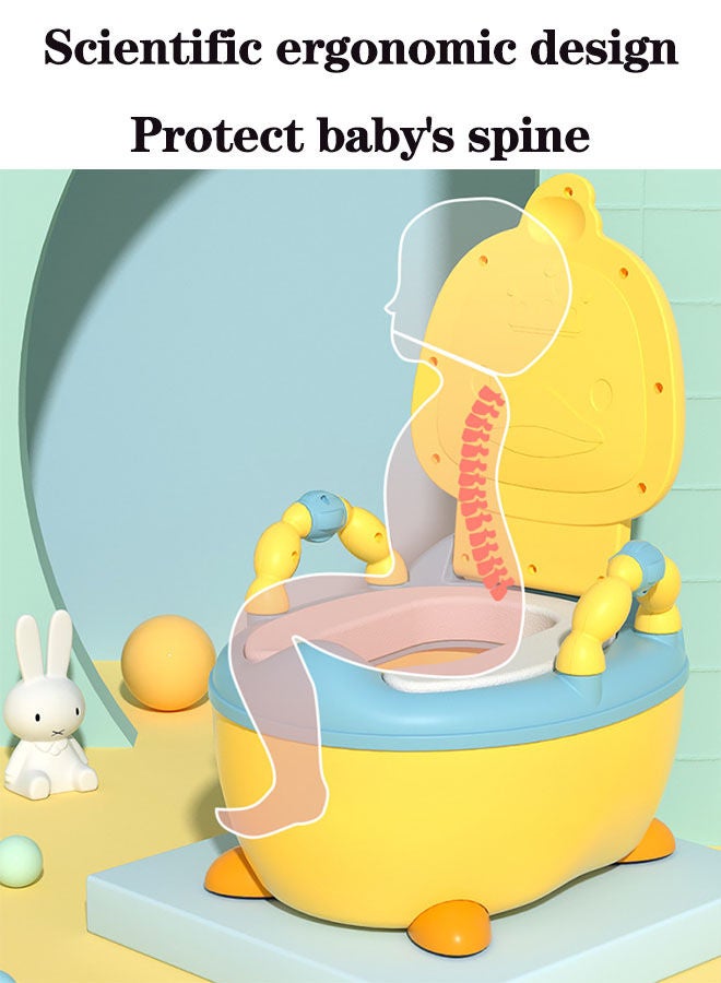 Arabest Children's Toilet Seat Potty,Little Boy Baby Girl Baby Toddler,Baby Enlarged Thickened Potty Urinal,Duck Potty,Suitable For Children 1 to 7 Years Old - Image 4