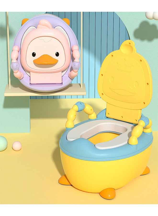 Arabest Children's Toilet Seat Potty,Little Boy Baby Girl Baby Toddler,Baby Enlarged Thickened Potty Urinal,Duck Potty,Suitable For Children 1 to 7 Years Old - Image 2
