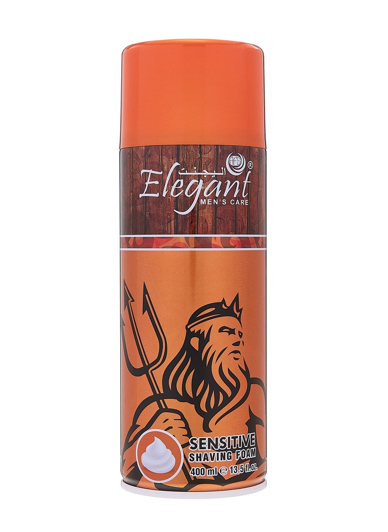 Elegant Shaving Foam Pack of 3 with Lemon and Lime, Original, and Sensitive  - Image 3