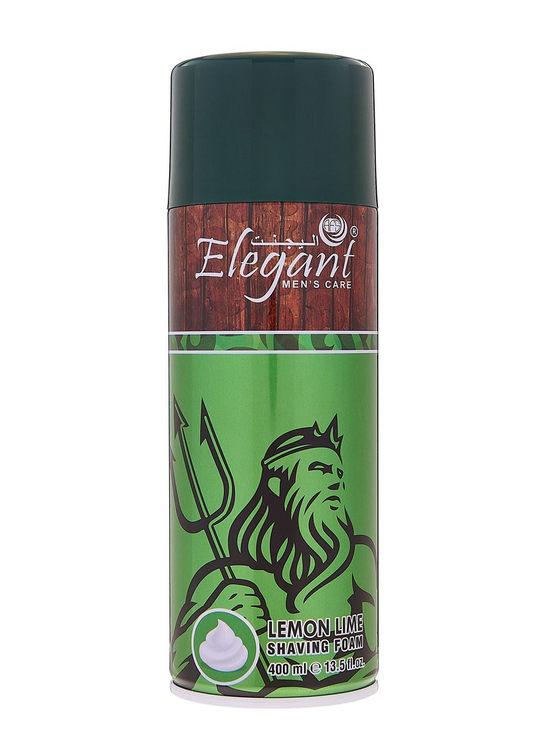 Elegant Shaving Foam Pack of 3 with Lemon and Lime, Original, and Sensitive  - Image 4