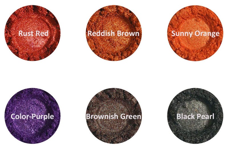 VITORY VITARIE Mica Powder for Epoxy Resin, Art Crafts, Soap Making Dye, Nails, Lip Closs, Slime Supplies, Candle Making, Mica Pigment Powder Set 12 Colors /10g Each- Pack B - Image 4
