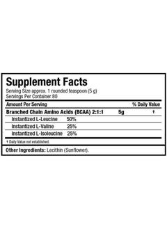 AllMax Nutrition BCAA, Instantized 2:1:1 Ratio, Unflavored Powder, 400 g, ALLMAX Nutrition  - Image 5