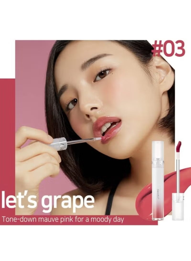 Peach C Korean River Glow Lip Tint in Cherry Peach C 01 + Let's Grape 03 + Breeze Fig 04 - Image 4