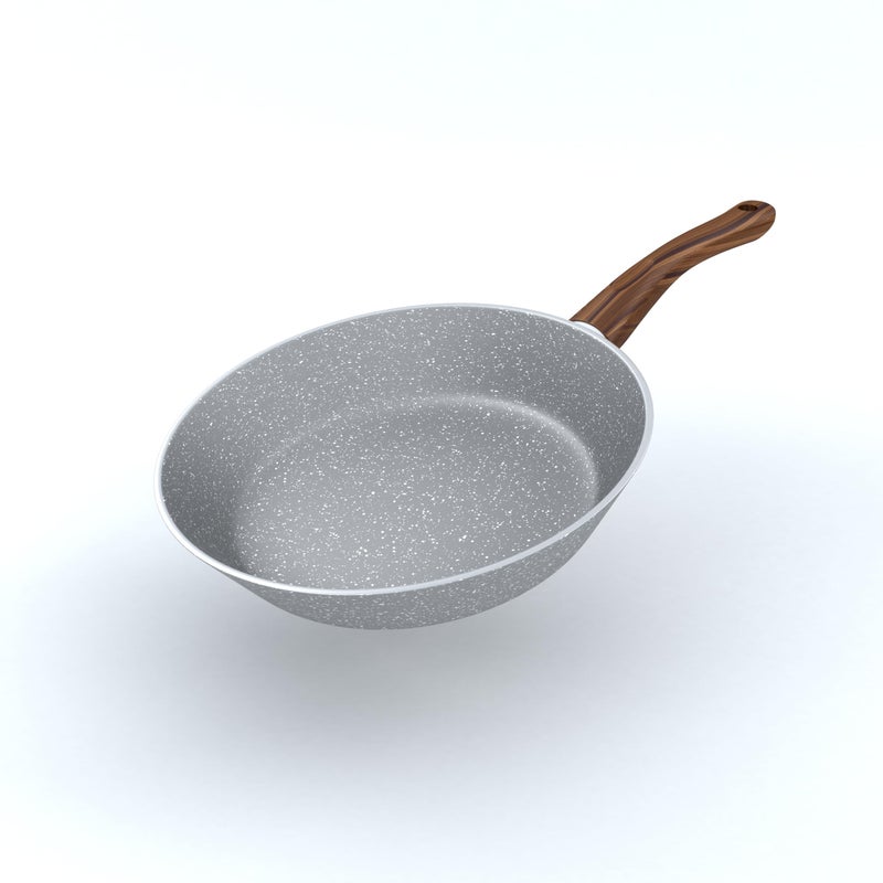 LAPIS Granite Frying Pan Size 24 cm Grey - Image 2