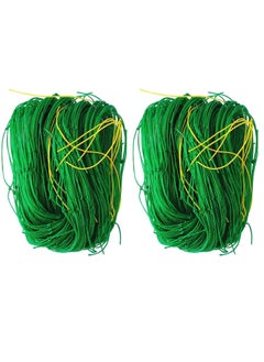 EHOME 2PCS 1.8X1.8M Garden Netting Plant Trellis Net Climbing Plant Supports Mesh Outdoor Indoor Clips for Beans Tomatoes Peas Pumpkin Flowers Vegetables  - Image 1