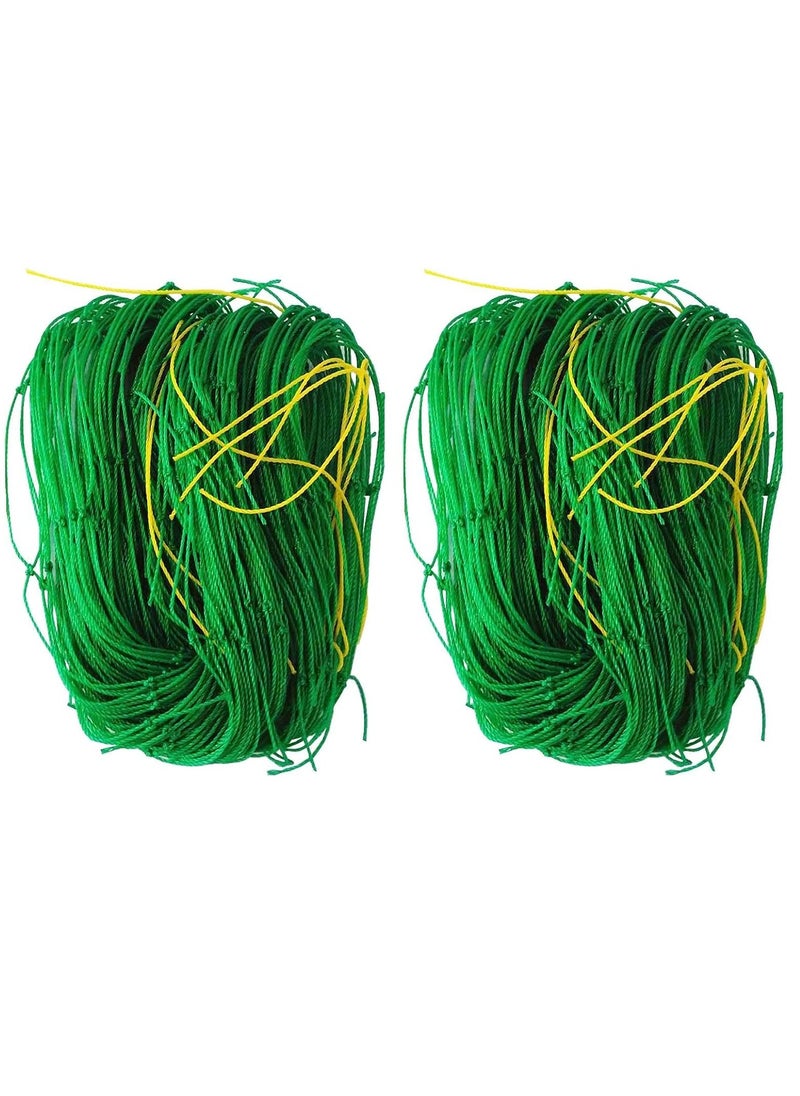 EHOME 2PCS 1.8X1.8M Garden Netting Plant Trellis Net Climbing Plant Supports Mesh Outdoor Indoor Clips for Beans Tomatoes Peas Pumpkin Flowers Vegetables  - Image 1