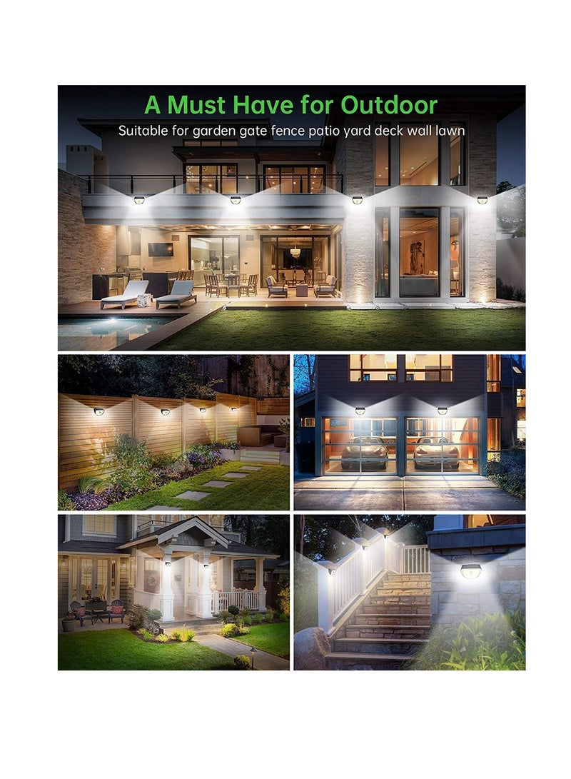 Zikra Solar Lights Outdoor, Motion Sensor Solar Wall Lights with 3 Lighting Modes, 200 LED Outdoor Solar Lights Suitable for Garden, Patio, Yard, Fence, Deck, IP65 Waterproof, 2 Pack - Image 2