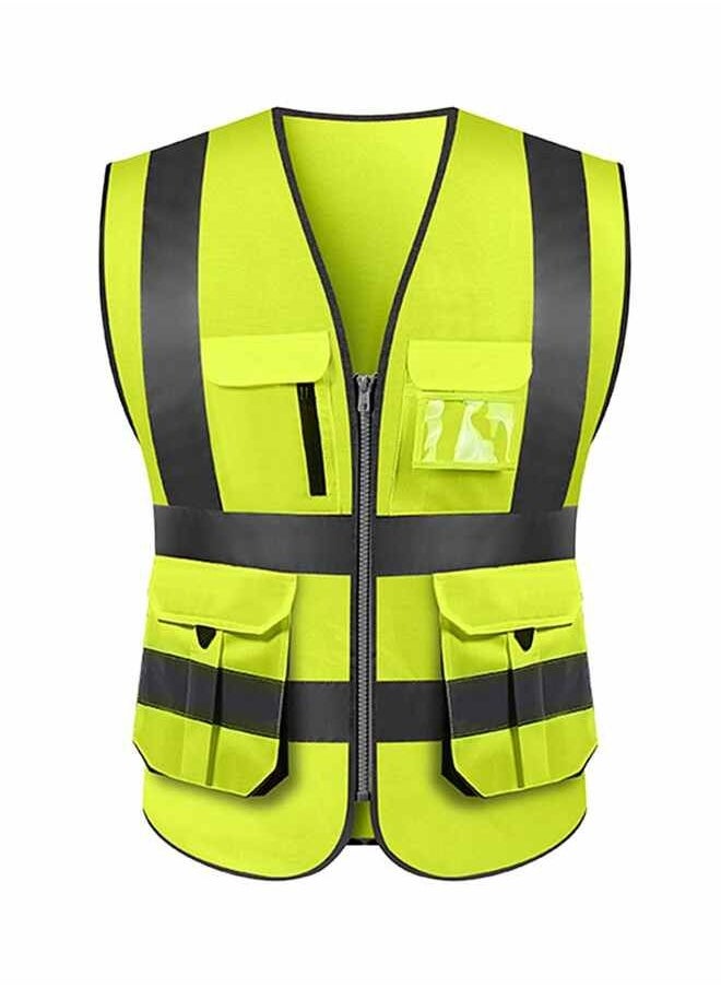 Generic - High Visibility Reflective Safety Work Vest With Multiple Pockets - Image 1