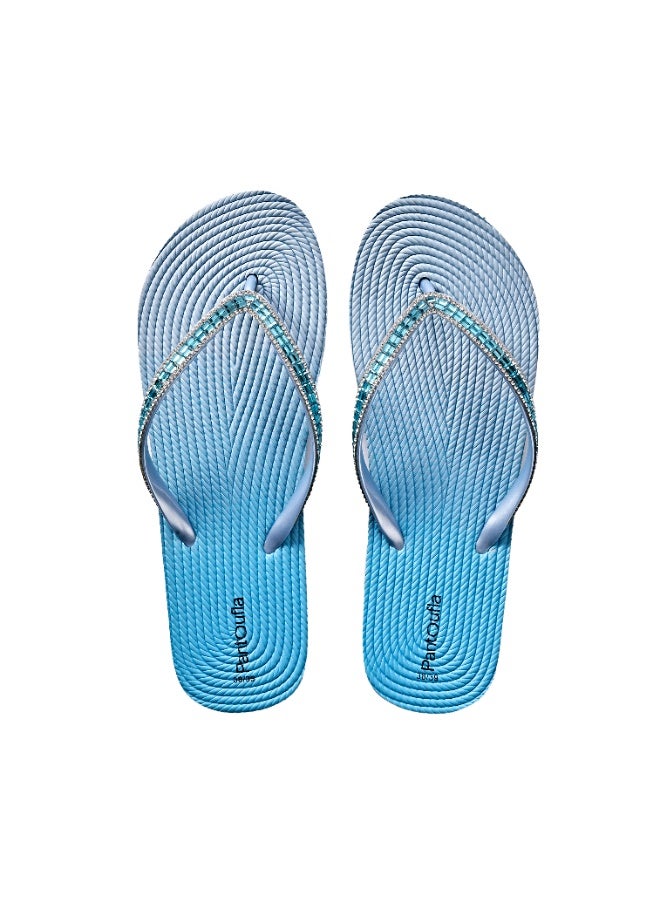 Pantoufla Summer Slippers Blue Latino - Image 1