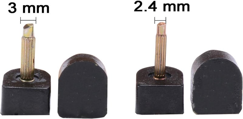 luakesa eMingo 24 Pairs High Heels Tips Replacement Shoes Repair Caps with 6 Inch Stiletto Remove Pliers, 6 Size,8,/9/10/11/12/12.5mm,U-Shape, Black - Image 3