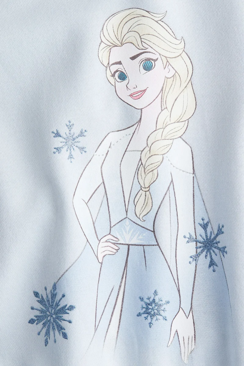 اتش اند ام سويت شيرت مزيّنة بطبعة