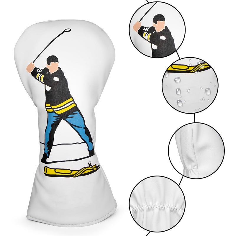 Barudan Golf 3 Wood Head Cover - Funny Golf Fairway Wood Cover Fits For 3 4 5 7 X Woods Designed For All Brand - Image 4