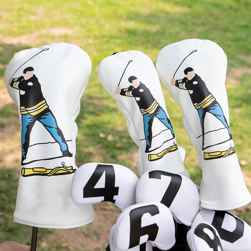 Barudan Golf 3 Wood Head Cover - Funny Golf Fairway Wood Cover Fits For 3 4 5 7 X Woods Designed For All Brand - Image 3