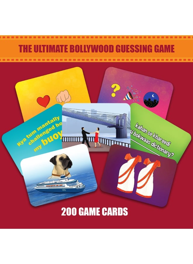 Gouda Games Bollywood Battle Card Game - Fast-Paced Trivia & Guessing Game, Fun for Game Nights, Parties & Family Time, Gifts for Bollywood Fans, Board Game Lovers, Adults, Teens & Kids, 3-12 Players - Image 2