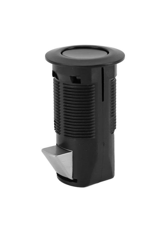 Thoraya - Cabinet Lock Zinc Alloy ABS Secure Round Embedded Push to Open Lock for File Drawer Cupboard Mailbox RV Furniture Black - Image 1